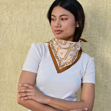 Petit foulard ANTOINETTE Beige
