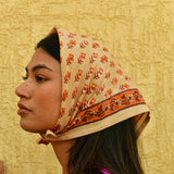 Petit foulard nika beige byzantine