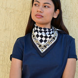 Petit foulard CHECKS Nuit