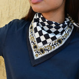 Petit foulard CHECKS Nuit