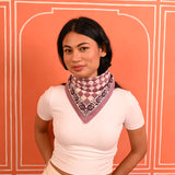 Petit foulard CHECKS Violet