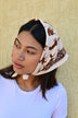 Petit foulard FAUVE Latte
