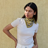 Petit foulard FAUVE Noix