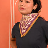 Petit foulard HÉLIOS Écru