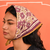 Petit foulard HÉLIOS Écru