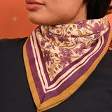 Petit foulard HÉLIOS Écru