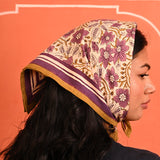 Petit foulard HÉLIOS Écru