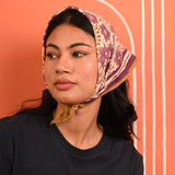 Petit foulard HÉLIOS Écru