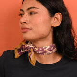 Petit foulard HÉLIOS Écru