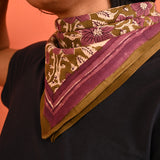 Petit foulard HÉLIOS Kaki