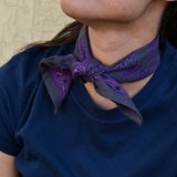 Petit foulard MERCURE Grisaille