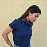 Petit foulard MERCURE Grisaille