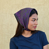 Petit foulard MERCURE Grisaille