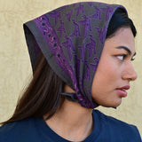 Petit foulard MERCURE Grisaille