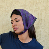 Petit foulard MERCURE Grisaille