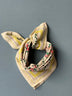 Petit foulard PERSÉE Écru