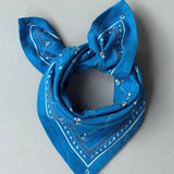 Petit foulard POLINA Bleu cobalt