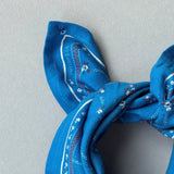 Petit foulard POLINA Bleu cobalt