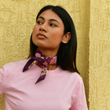 Petit foulard THÉODORA Betterave