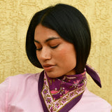 Petit foulard THÉODORA Betterave