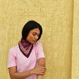 Petit foulard THÉODORA Betterave