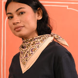 Petit foulard TULIPA Bleu