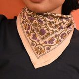 Petit foulard TULIPA Bleu
