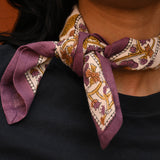 Petit foulard ZÉNON Moutarde
