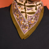 Petit foulard ZÉNON Vert