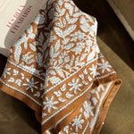 Petit foulard coton fleuri Antioche de Byzantine