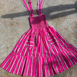 Robe Froufrou Fluo Pink vue à plat en entier