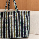 Sac cabas - FLORA Bleu marine