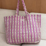 Sac cabas - FLORA Lilas