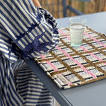 Set de table à carreaux