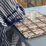 Set de table à carreaux