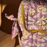 Trousse de toilette rabat - CARTHAGE Lilas