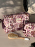Trousse de toilette femme XL - Carthage Prune