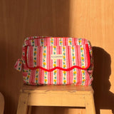 Trousse de toilette rabat - FLORA Rose