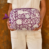 Trousse de toilette femme XL - Antioche Prune